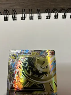 Pokemon TCG M Steelix EX Full Art Holo Ultra Rare 109/114 XY Steam Siege Card - Image 3