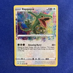Pokemon Rayquaza 138/185 Swsh04: Vivid Voltage Card - NM/Mint (b) - Image 1