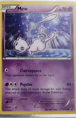 Mew - XY192 - Pokemon XY Promo Holo Rare Card LP - Image 1