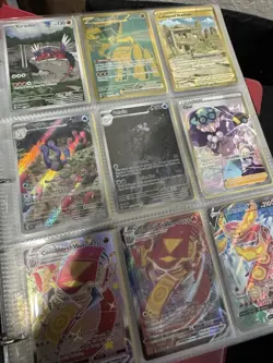 Pokemon Binder Lot 341 Cards! Full Art, Shining, Gold, GX, Amazing Rare, Vmax - Image 1