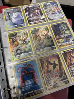 Pokemon Binder Lot 341 Cards! Full Art, Shining, Gold, GX, Amazing Rare, Vmax - Image 5