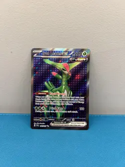 Pokemon Iron Leaves EX Full Art Card SV Temporal Forces 186/162 - Image 1