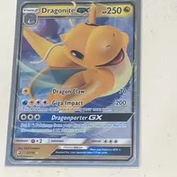 Dragonite GX #37/70 - Dragon Majesty Sun & Moon Ultra Rare Holo Pokemon Card - Image 1