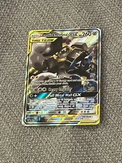 Pokemon TCG Lucario & Melmetal Tag Team GX SM192 Holo Promo Card Sun & Moon - Image 1