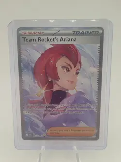 Pokemon Destined Rivals Team Rockets Ariana Special Illustration Card 237/182 - Image 1
