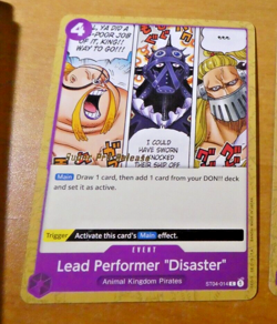 ONE PIECE ENGLISH CARD GAME CARTE SUPER PRE-RELEASE ST04-014 EN MINT - Image 1