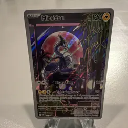 Pokemon Miraidon SVP 028 Black Star Promo Full Art Holo Promo 120HP Card - Image 1