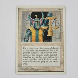 MTG Balance Magic the Gathering (6/379) Fourth Edition LP Vintage Card White - Image 1