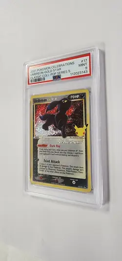 PSA 9 Pokemon Card: Umbreon Gold Star 17/17 Celebrations Classic Collection - Image 2
