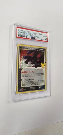 PSA 9 Pokemon Card: Umbreon Gold Star 17/17 Celebrations Classic Collection - Image 3