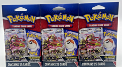Pokemon TCG Pack Lot of 3 New Sealed (1 Guaranteed Foil Card Each) - Image 1