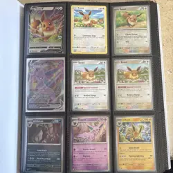 Pokemon TCG Evee Card Lot (18 Total) - Image 1