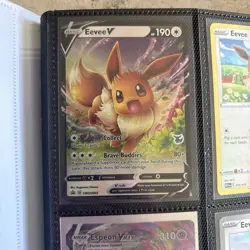 Pokemon TCG Evee Card Lot (18 Total) - Image 3