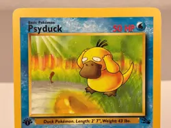Psyduck 53/62 Fossil Set WOTC Pokemon Card 1st Edition - Lightly Played - Image 3