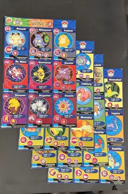 117 Vintage Pokemon Cards 1999-2000 Movie, TV, Uncut Sheets - Storage Unit Find - Image 3