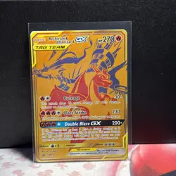 Pokemon Reshiram & Charizard GX TAG TEAM Promo SM247 English Card - Image 1