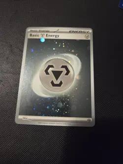 Pokemon Card- Basic Metal Energy SWIRL HD Cosmos Holo SVE 008 S&V 151 - M/NM - Image 1