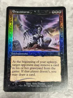 Gravestorm FOIL Odyssey Rare MAGIC MTG - Image 1