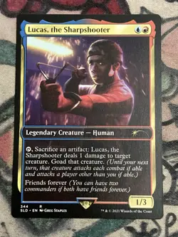MTG Lucas, the Sharpshooter Stranger Things X Secret Lair (344) Regular Rare - Image 1