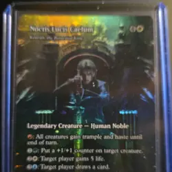 Magic: The Gathering Noctis Lucis Caelum (Foil, Alt Art, Legendary Human) - Image 1