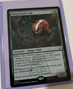 MTG Avatar Badgermole Cub Mythic Rare Never Played Near Mint Condition Fast Ship - Image 2