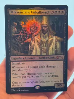 1X FOIL Mikaeus the Unhallowed MINT MTG Magic Secret Lair Zombie Commander EDH - Image 1