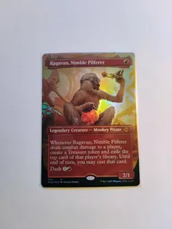 mh2 Borderless Ragavan, Nimble Pilferer Foil - Image 1
