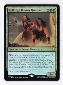 Beifong's Bounty Hunters (Foil) 0209 (R) MTG Avatar: The Last Airbender (TLA) - Image 1