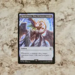 Emblem - Sephiroth, One-Winged Angel Robot Warrior Double-Sided Token Final... - Image 1