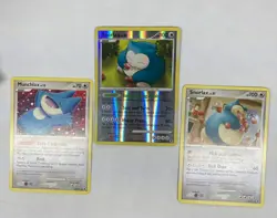 Pokemon-Snorlax 81/111-Platinum Rising Rivals- Reverse HOLO - 2009 - LP (Lot x3) - Image 1
