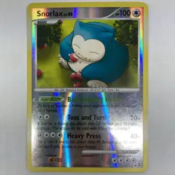 Pokemon-Snorlax 81/111-Platinum Rising Rivals- Reverse HOLO - 2009 - LP (Lot x3) - Image 3