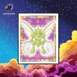 Carte Pokemon Insecateur / Scyther 123 Sticker Merlin - Image 1