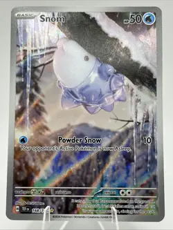 Pokemon TCG - Snom - 168/162 - Temporal Forces - Illustration Rare - Image 1