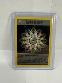 Pokemon Rainbow Energy 80/82 Team Rocket Non Holo *Damage* - Image 1