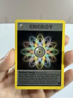 Pokemon Rainbow Energy 80/82 Team Rocket Non Holo *Damage* - Image 2