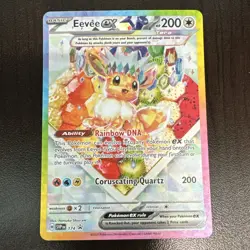 Pokemon TCG Eevee EX 174 SVP: Scarlet & Violet Promo Holo Tera 200HP English - Image 1