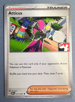 Atticus 077/091 Pokemon Play! Prize Pack Series 5 NEAR MINT - Image 1