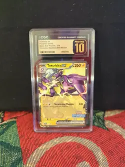 POKEMON CGC PRISTINE 10 TOXTRICITY EX #215 ILLUSTRATION CONTEST WINNER 2024 - Image 1