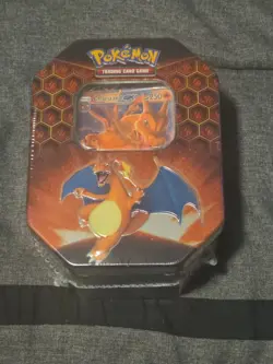 Pokemon Hidden Fates Tin-Charizard GX Factory Sealed New 820650804816 - Image 1