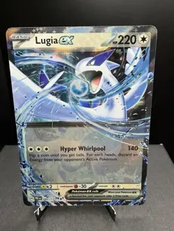 Pokemon TCG SV Prismatic Evolutions Lugia EX 082/131 Ultra Rare Holo NM - Image 1