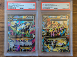 2015 Pokemon XY Primal Clash PSA 1 Kyogre EX#149 Groudon EX 151 Holo SEQUENTIAL - Image 1