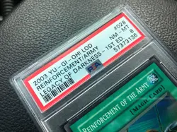 2003 Yu-Gi-Oh! Reinforcement of the Army 1st Ed #LOD-028 PSA 8 - Image 2
