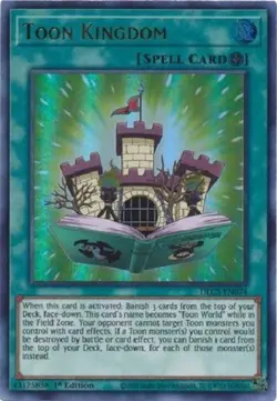 *** TOON KINGDOM *** 1ST EDITION ULTRA RARE LEHD-ENA04 MINT/NM YUGIOH! - Image 1