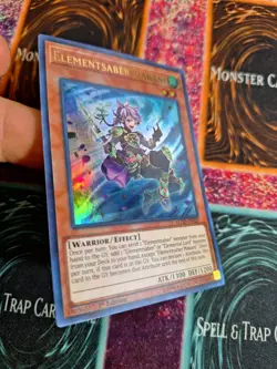 Yu-Gi-Oh! Elementsaber Makani FLOD-EN020 Ultra Rare 1st Edition Near Mint - Image 2