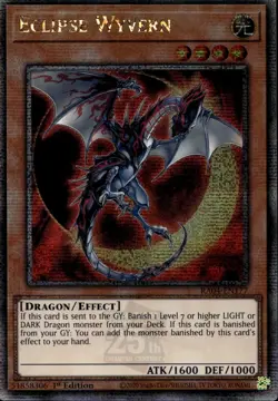 Eclipse Wyvern 1st Ed Quarter Century RA04-EN177 Yu-Gi-Oh! - Image 1