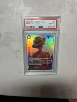 Monkey D. Luffy OP12-015 Legacy of the Master Foil PSA 10 - One Piece - Image 1