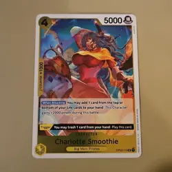 One Piece Charlotte Smoothie (OP03-110) OP03 Pillars of Strength NM FOIL TCG CCG - Image 1