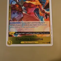 One Piece Charlotte Smoothie (OP03-110) OP03 Pillars of Strength NM FOIL TCG CCG - Image 3