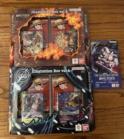 One Piece Illustration Box Vol 5 And 6 Bundle w/op14 pack Brand New - Image 1