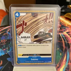One Piece TCG 7 Warlords ST03-015 Sables Super Pre-Release - Image 1